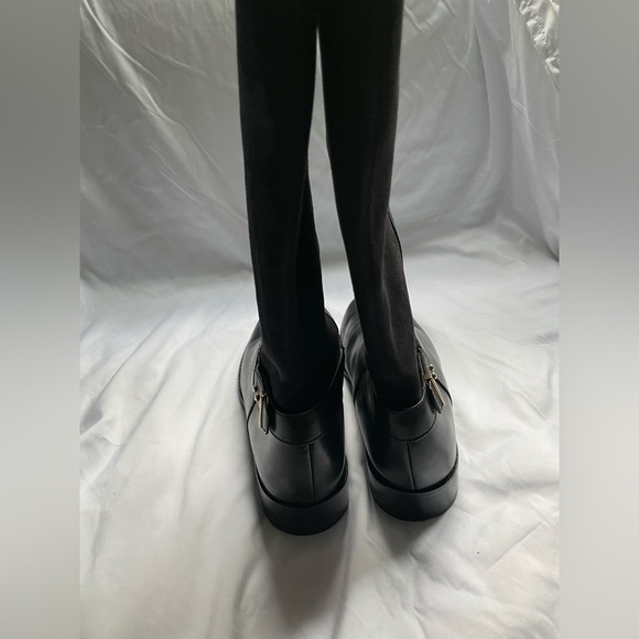 NWOT Cole Haan Black Leather Riding Boots - Picture 5 of 7